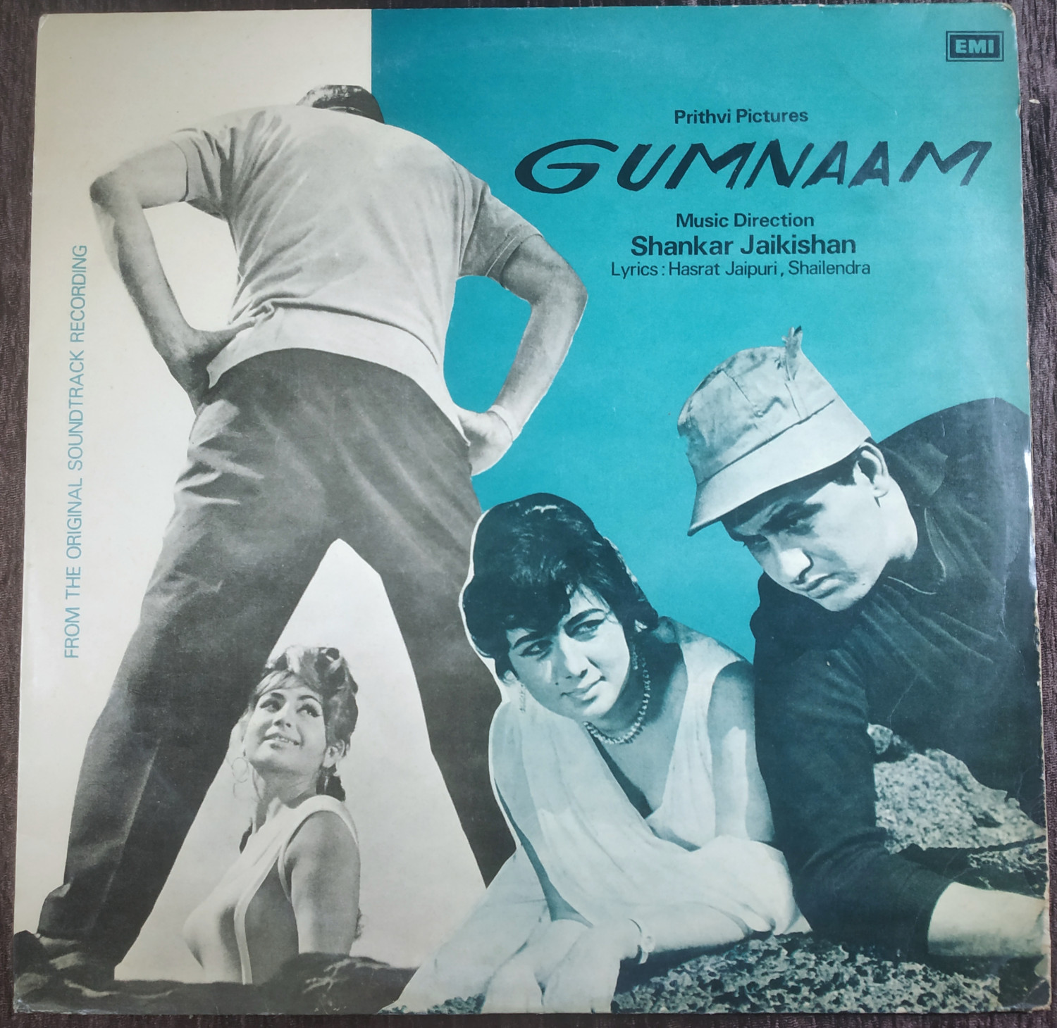 Gumnaam (1965) Shankar-Jaikishan Pre-Owned Vinyl, 12" Odeon LP Record