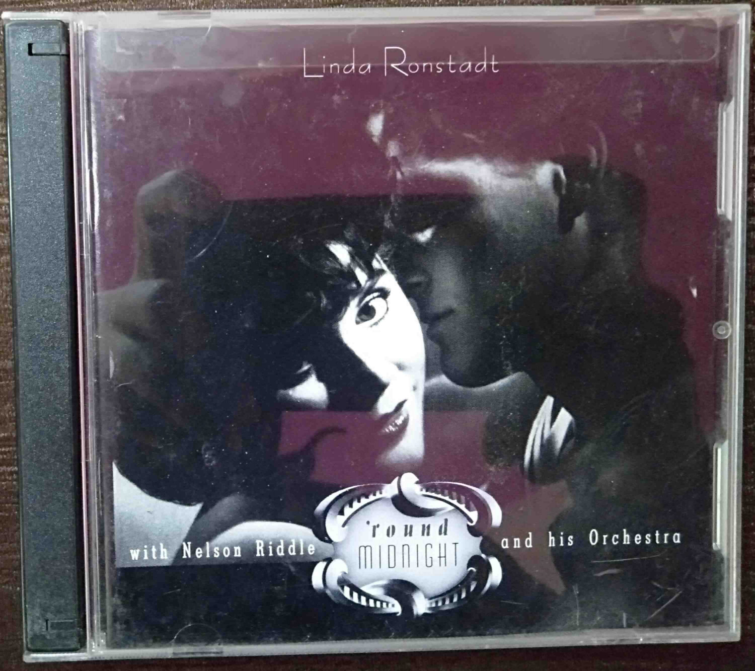 Linda Ronstadt With Nelson Riddle And His Orchestra ‎– 'Round Midnight (1986) Compilation Pre-Owned Asylum Records Imported Audio CD
