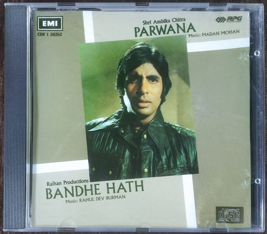 Parwana (1971) Madan Mohan / Bandhe Hath (1972) Rahul Dev Burman Pre-Owned EMI Imported Audio CD