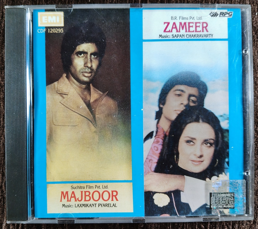 Majboor (1974) Laxmikant-Pyarelal / Zameer (1974) Sapan Chakravarty Pre-Owned EMI Imported Audio CD
