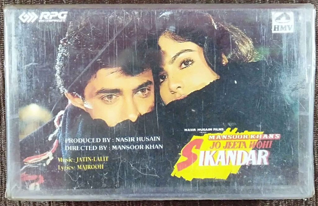 Jo Jeeta Wohi Sikandar (1991) Jatin-Lalit Pre-Owned RPG, HMV Audio Cassette