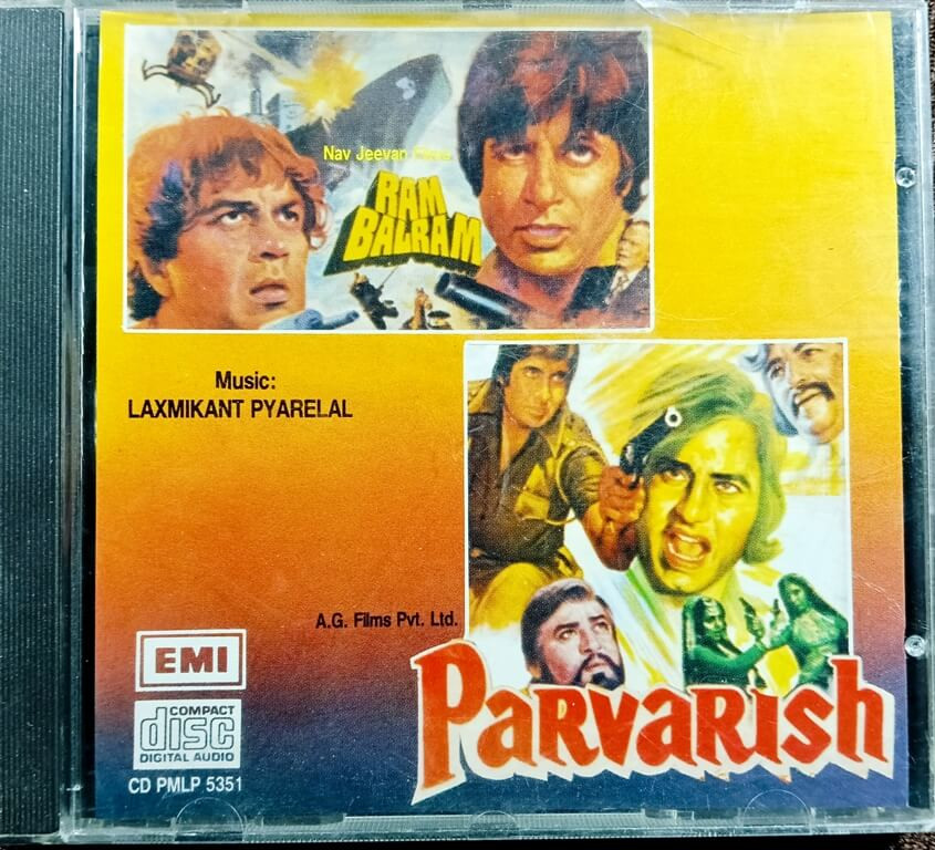 Ram Balram (1980) Laxmikant-Pyarelal / Parvarish (1977) Laxmikant-Pyarelal Pre-Owned EMI Audio CD