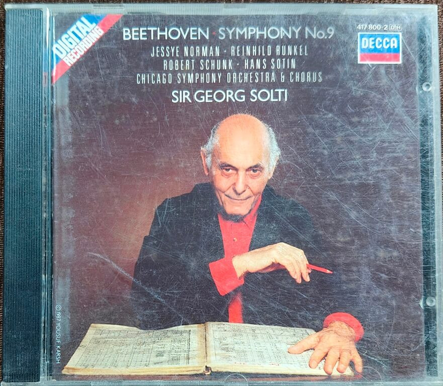 Beethoven, Jessye Norman, Reinhild Runkel, Robert Schunk, Hans Sotin, Chicago Symphony Orchestra & Chorus, Sir Georg Solti – Symphony No.9 (1987) Western Classical Orchestra Symphony Music Album Pre-O