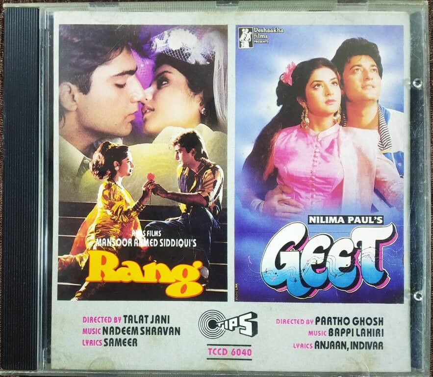 Rang (1993) Nadeem-Shravan / Geet (1992)Bappi Lahiri Pre-Owned  Audio CD
