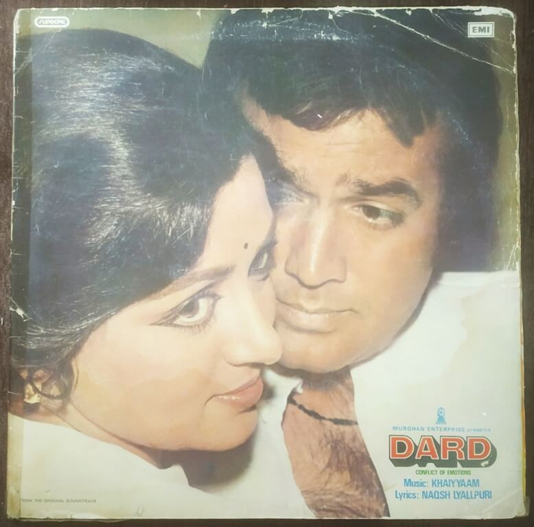 Dard (Conflict Of Emotions) (1981) Khaiyyaam Pre-Owned Vinyl, 12" LP Record