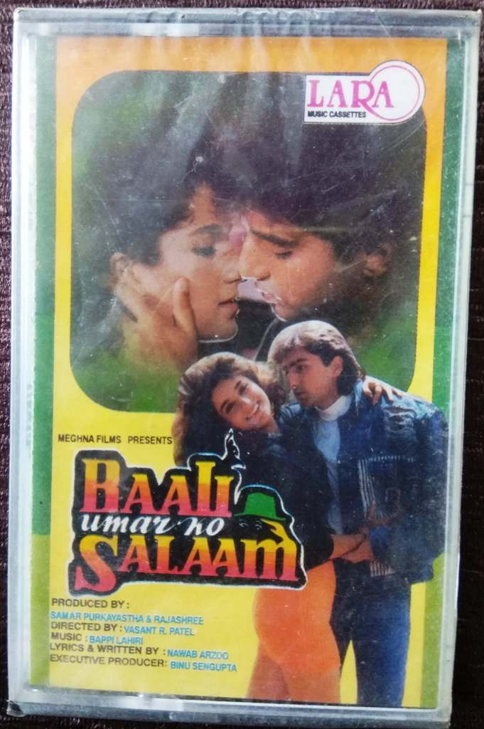Baali Umar Ko Salaam (1992) Bappi Lahiri Pre-Owned Lara Music Audio Cassette