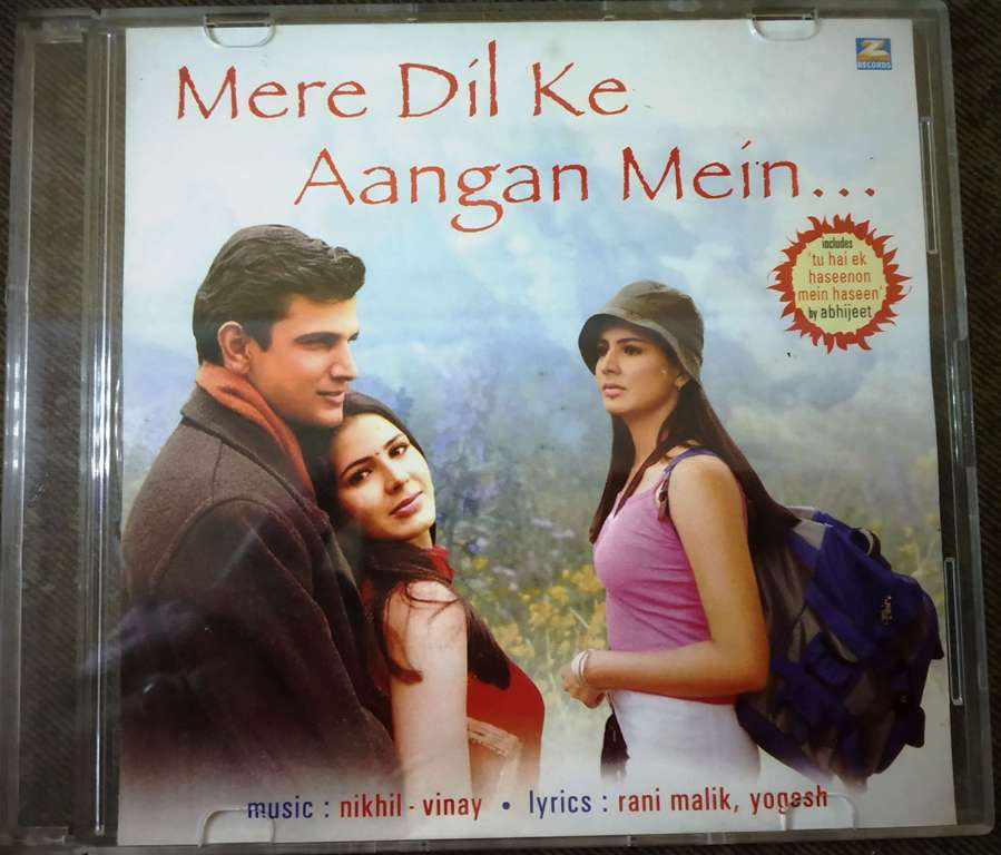 Mere Dil Ke Aangan Mein (2002) Nikhil-Vinay Pre-Owned Zee Records Audio CD