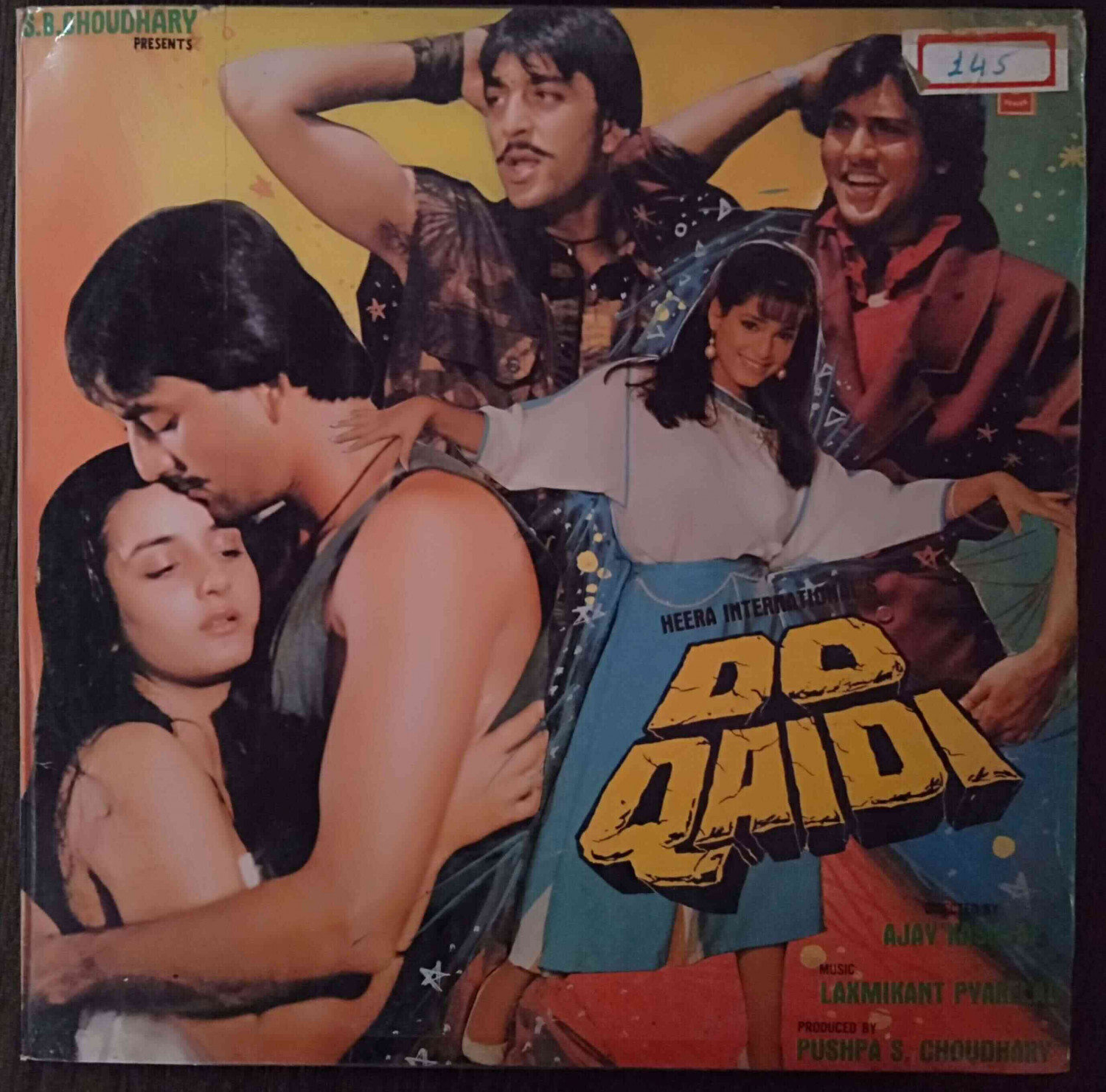 Do Qaidi (1988) Laxmikant-Pyarelal Pre-Owned Vinyl, 12" LP Record