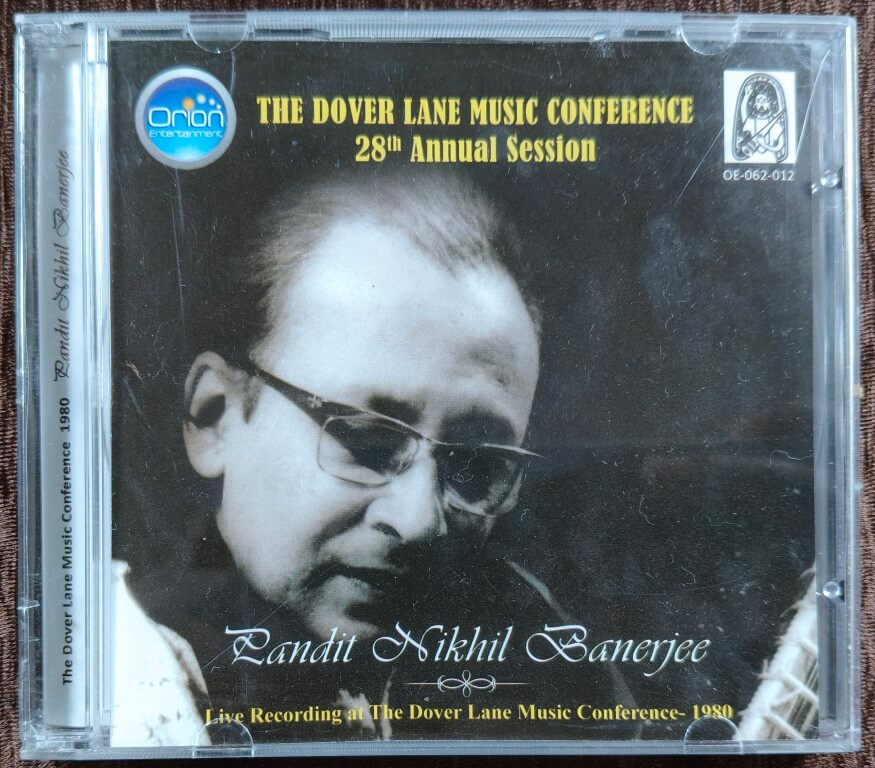 Pandit Nikhil Banerjee - Live Recording At The Dover Lane Music Conference - 1980 (2012) Pre-Owned Orion Entertainment Audio CD