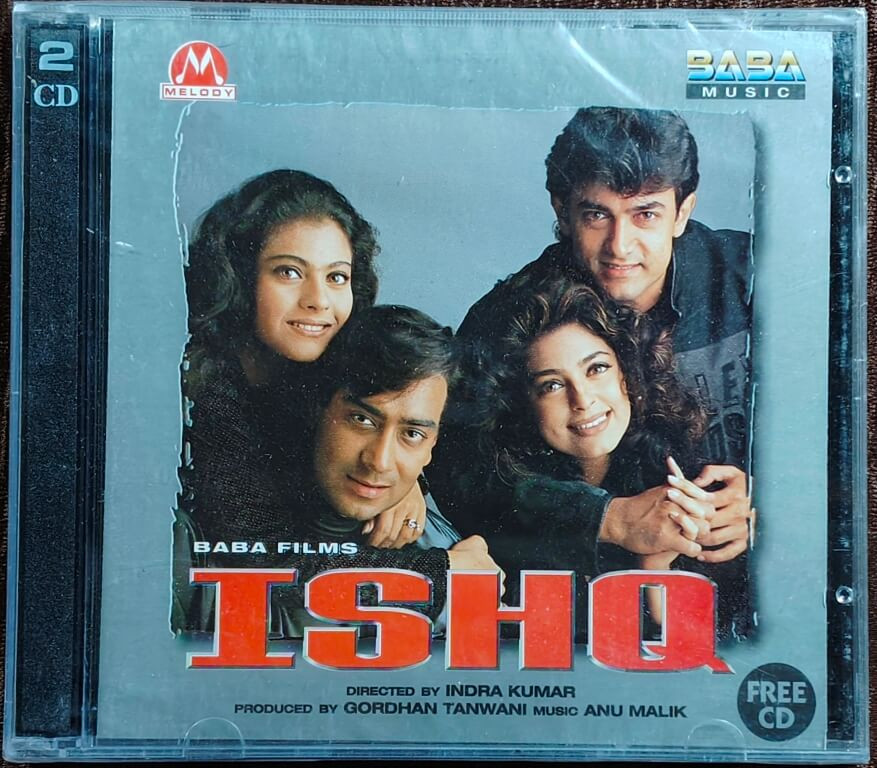 Ishq (1997) Anu Malik Pre-Owned Baba Music - Melody Imported Double Audio CD Set