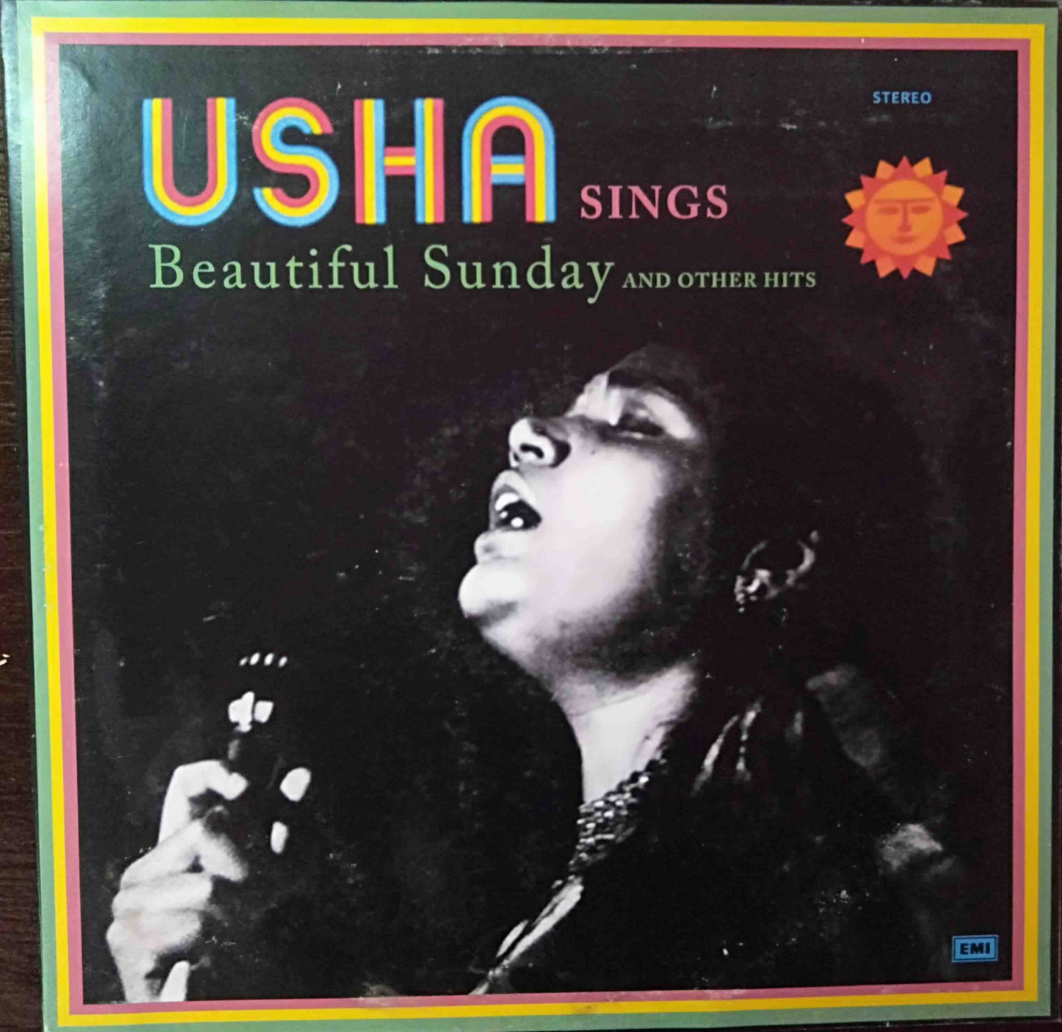 Usha - Sings Beautiful Sunday & Other Hits Album Pre-Owned Vinyl, 12" LP Record