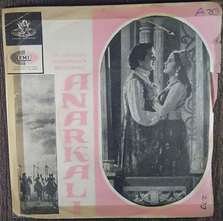 Anarkali (1953) C. Ramchandra Pre-Owned Vinyl, 7" EP Record