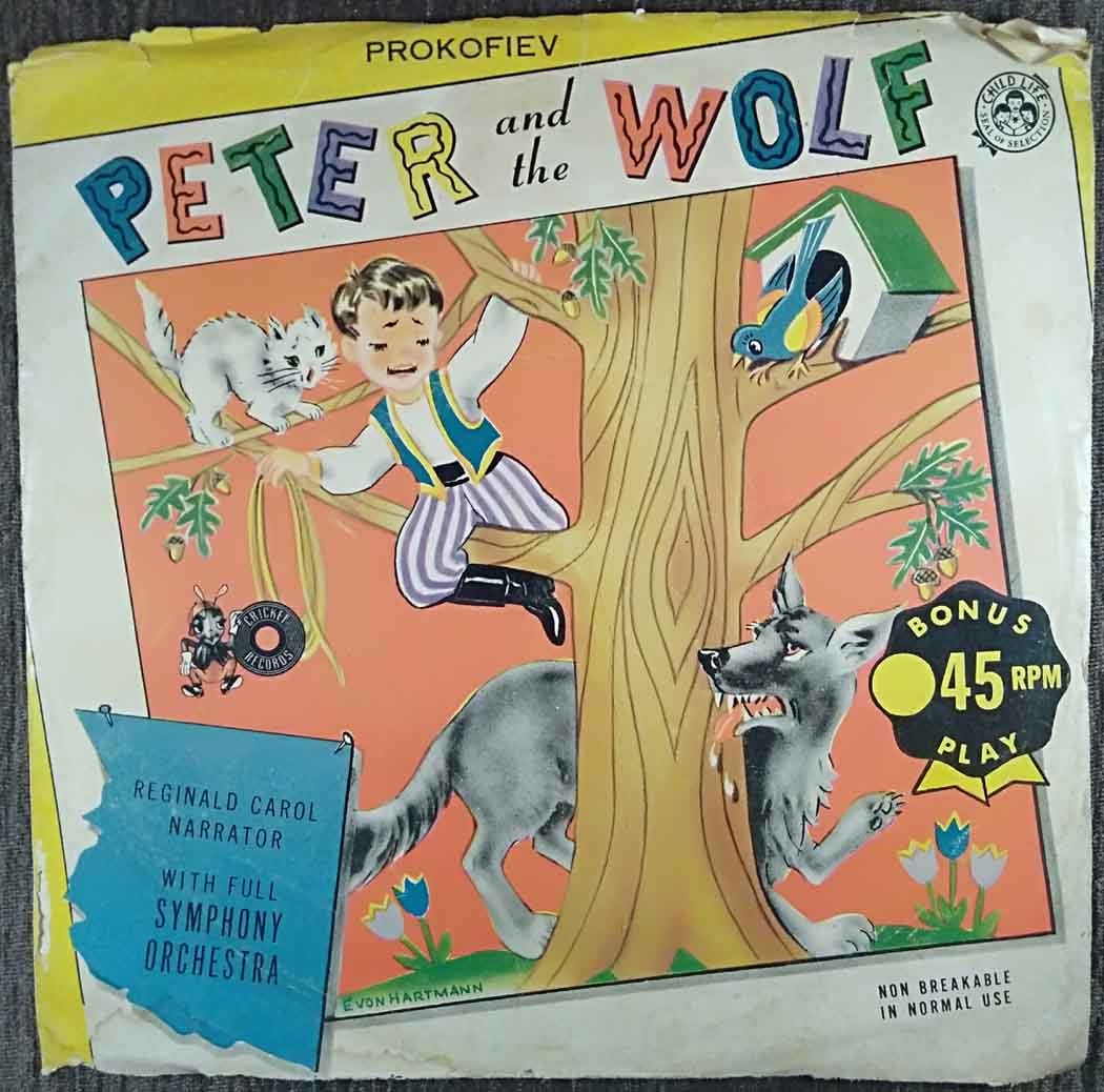 Peter And The Wolf Reginald Carol Pre-Owned Vinyl, 7" Imported SP Record