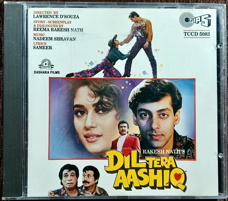 Dil Tera Aashiq (1993) Nadeem-Shravan Pre-Owned Tips-Serengeti Sirocco Imported Audio CD