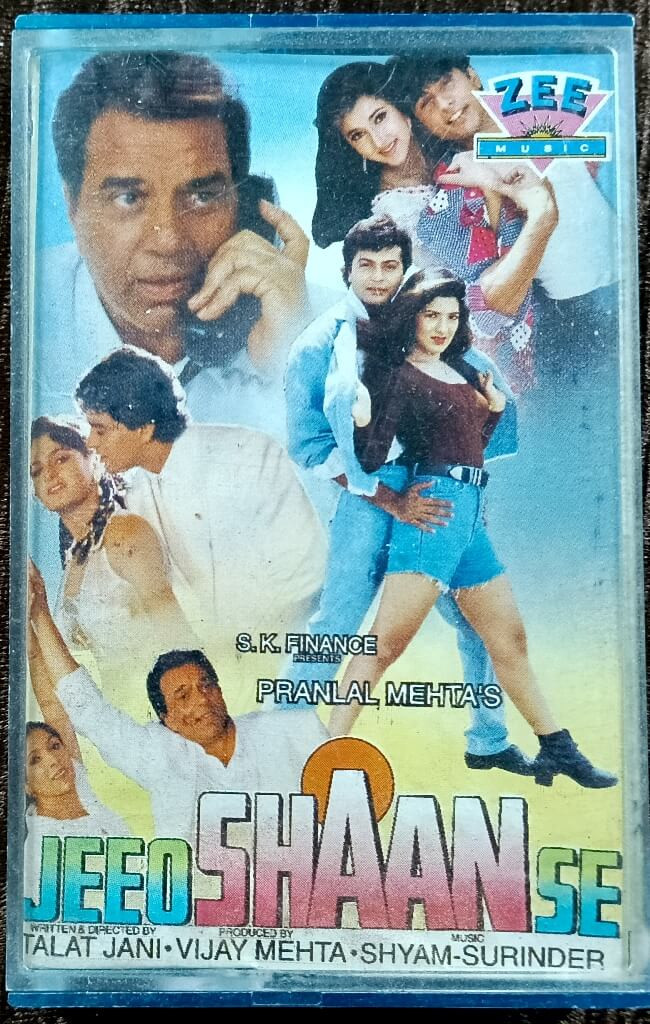 Jeeo Shaan Se (1995) Shyam-Surinder Pre-Owned Zee Music Audio Cassette