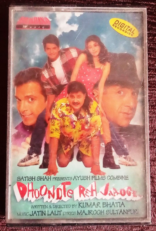 Dhoondte Reh Jaaoge (1998) Jatin-Lalit Pre-Owned Bombino Music Audio Cassette