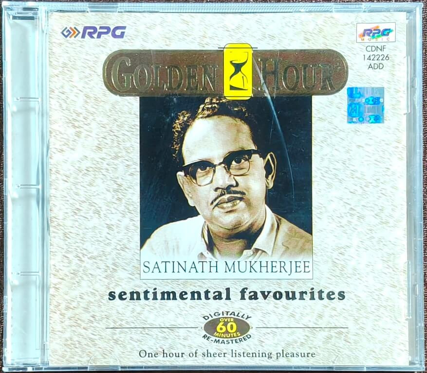 Satinath Mukherjee – Golden Hour - Sentimental Favourites (1999) Bengali Compilation Pre-Owned RPG Music Audio CD