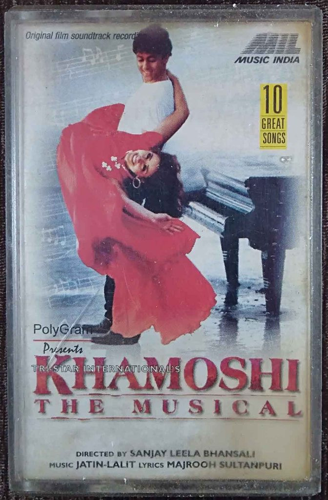 Khamoshi - The Musical (1996) Jatin Lalit & Remo Fernandes Pre-Owned Music India Audio Cassette