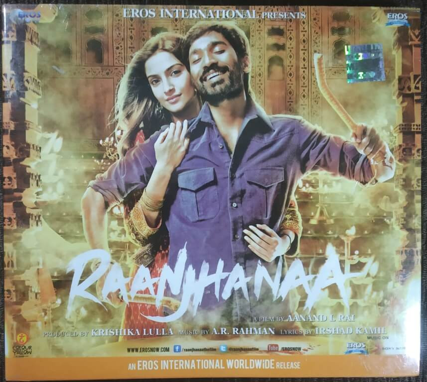 Raanjhanaa (2013) A R Rahman Pre-Owned Sony Music, Eros Music Audio CD