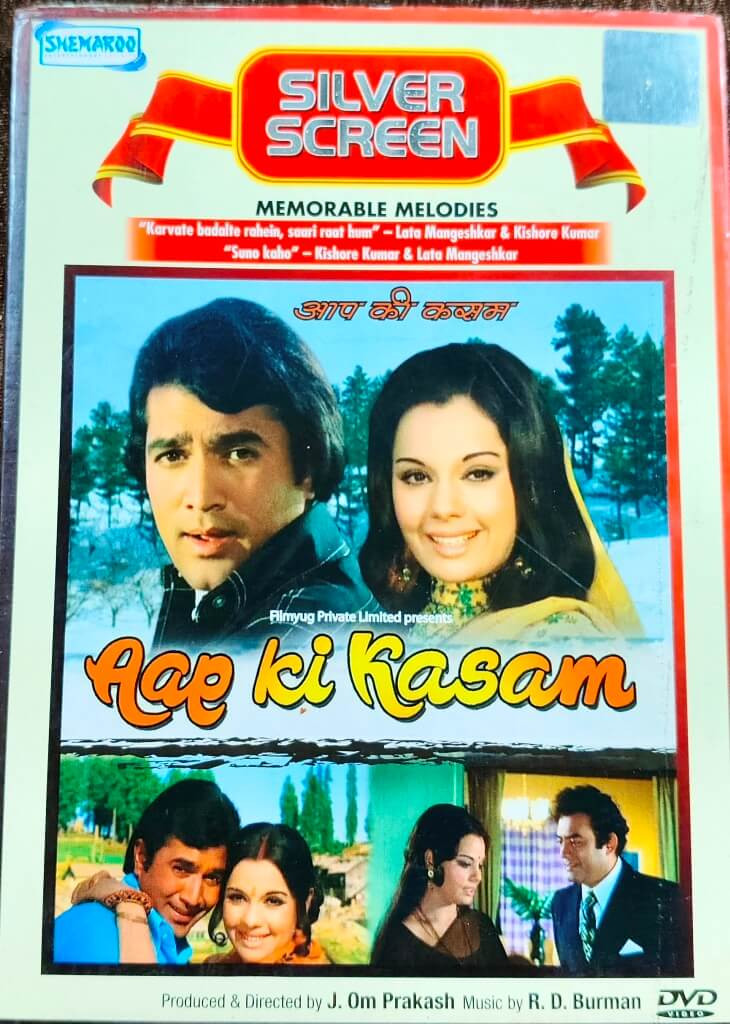 Aap Ki Kasam (1974) Directed by J. Om Prakash & Music by Rahul Dev Burman Mainstream Hindi Movie Pre-Owned Shemaroo Silver Screen DVD