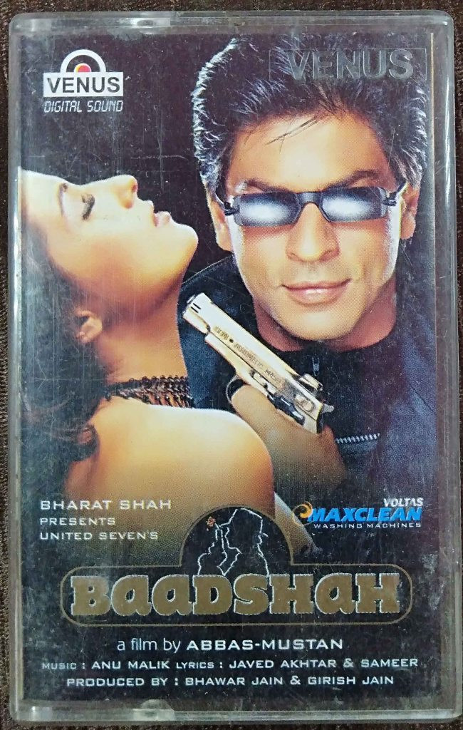 Baadshah (1999) Anu Malik Pre-Owned VENUS Audio Cassette