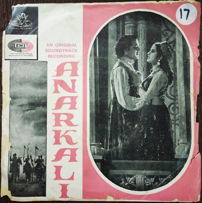 Anarkali (1953) C. Ramchandra Pre-Owned Vinyl, 7" EP Record