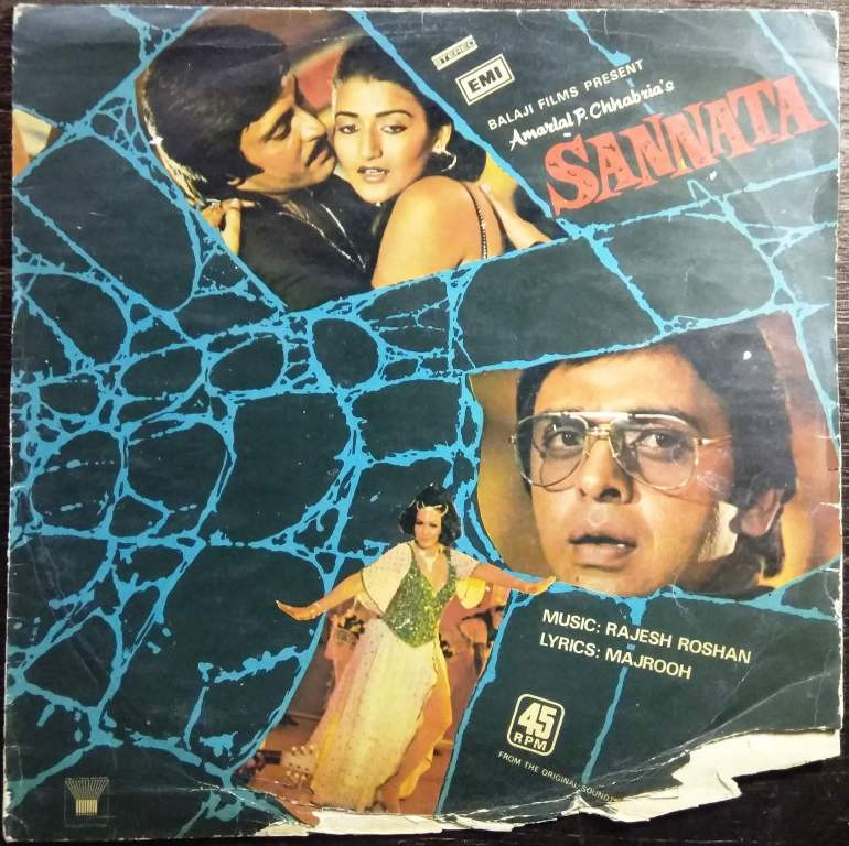 Sannata (1980) Rajesh Roshan Pre-Owned Vinyl, 12" LP Record