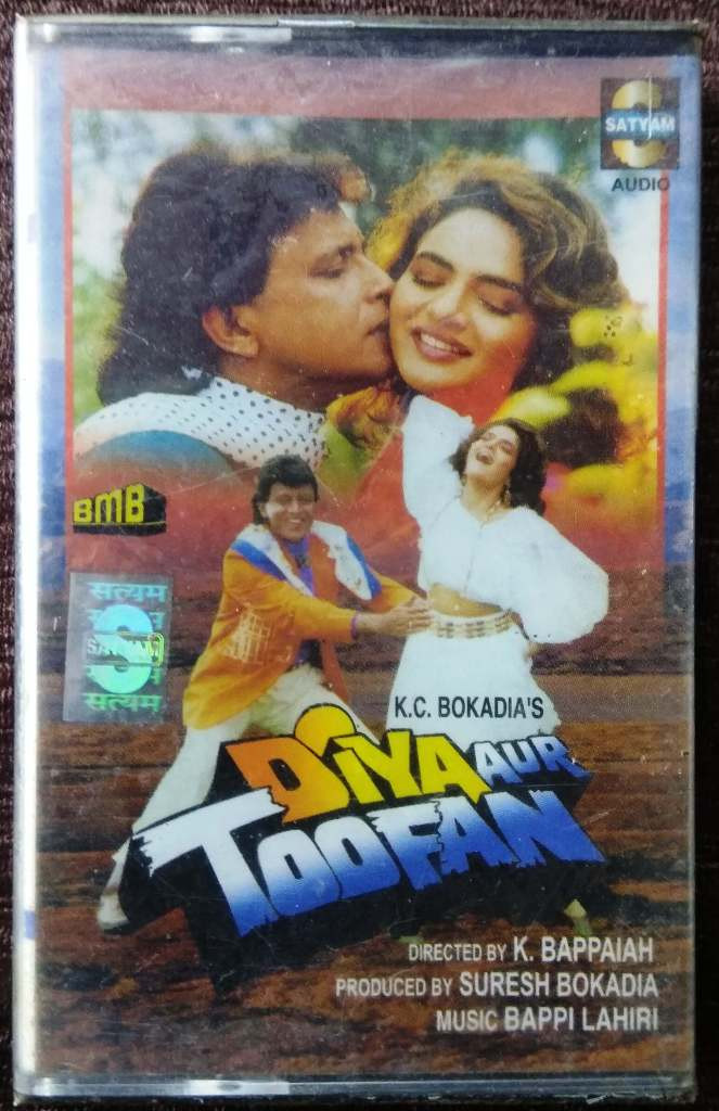 Diya Aur Toofan (1995) Bappi Lahiri Pre-Owned Satyam Audio Cassette