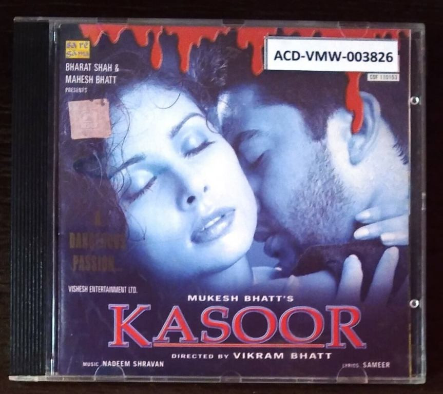Kasoor (2000) Nadeem-Shravan Pre-Owned RPG, SA RE GA MA Audio CD