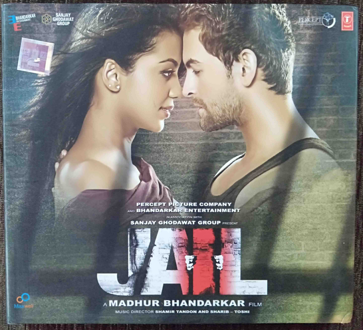 Jail (2009) Shamir Tandon & Sharib Pre-Owned T-Series Audio CD