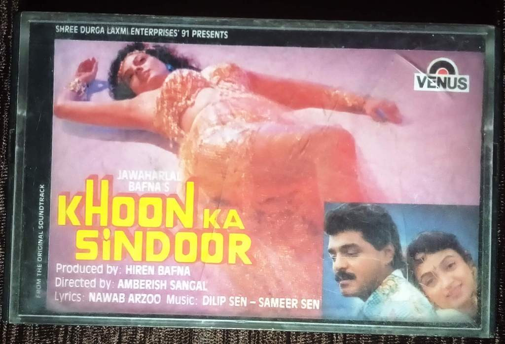 Khoon Ka Sindoor (1993) Dilip Sen-Sameer Sen Pre-Owned Venus Audio Cassette