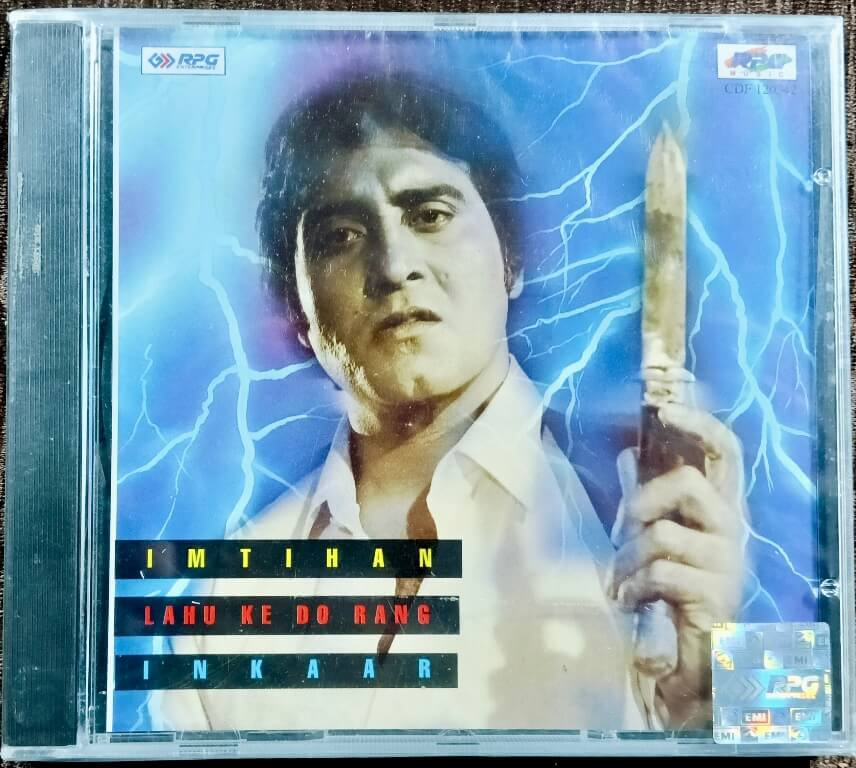 Imtihan (1974) Laxmikant-Pyarelal / Lahu Ke Do Rang (1978) Bappi Lahiri / Inkaar (1977) Rajesh Roshan Pre-Owned RPG Music Imported Audio CD