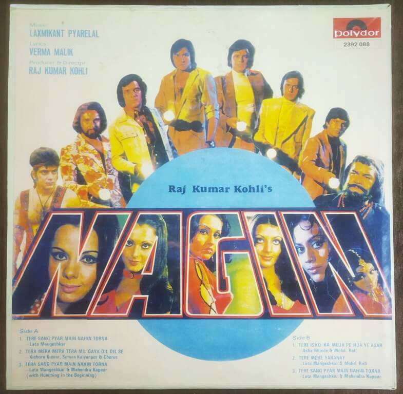 Nagin (1988) Laxmikant-Pyarelal Pre-Owned Polydor Vinyl, 12" LP Record