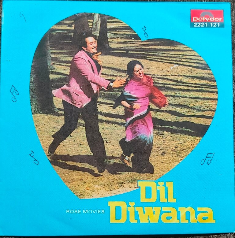 Dil Diwana (1974) R. D. Burman Pre-Owned Vinyl, 7" Polydor EP Record