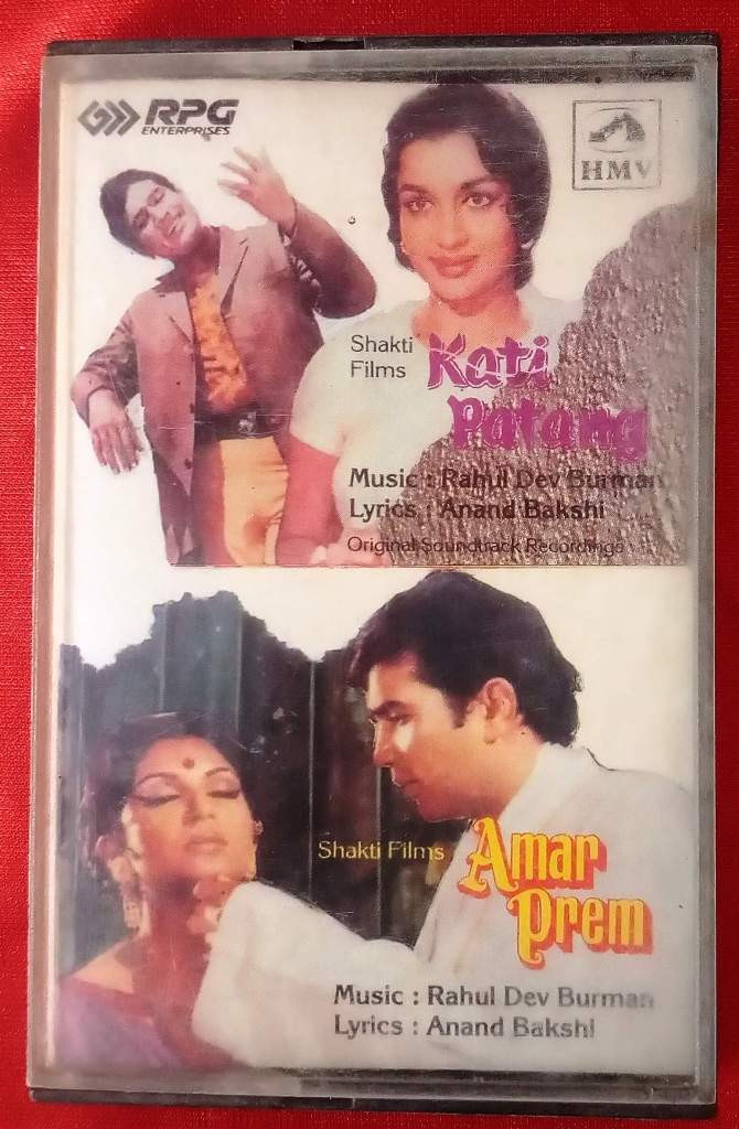 Kati Patang (1970) Rahul Dev Burman / Amar Prem (1971) Rahul Dev Burman Pre-Owned HMV Audio Cassette
