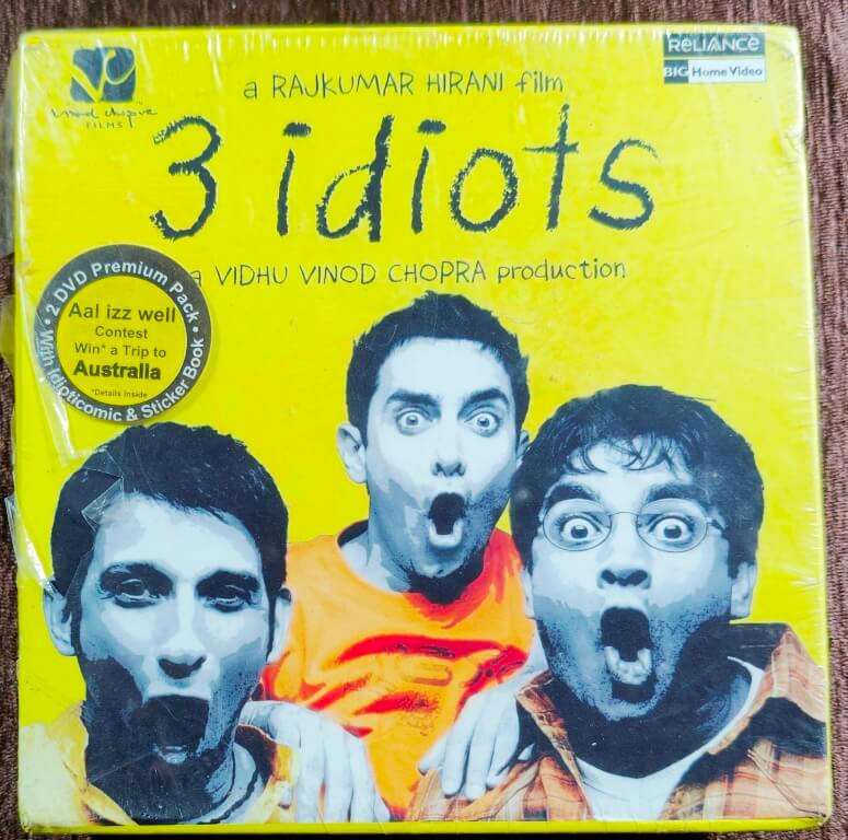 3 Idiots (2009) Rajkumar Hirani Pre-Owned Reliance Big Home Double DVD Set