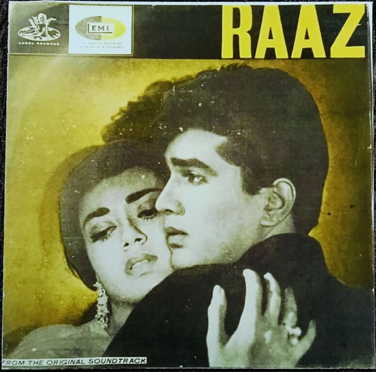 Raaz (1966) Kalyanji-Anandji Pre-Owned Angel Records 7" Vinyl Record Jacket