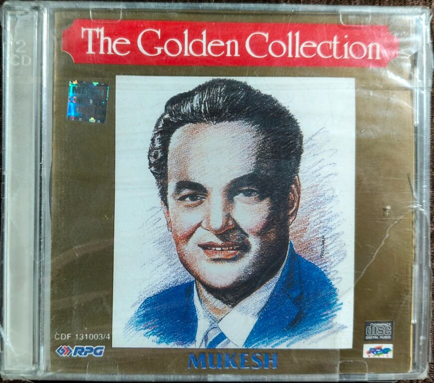 Mukesh – The Golden Collection - Mukesh Vol (1995) Hindi OST Compilation Pre-Owned RPG Double Audio CD Set