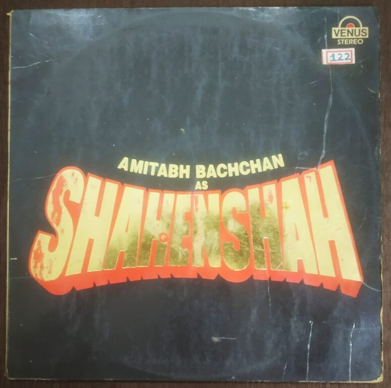 LP-VMW-003086 Shahenshah (1988) Amar-Utpal Pre-Owned Venus Vinyl, 12" LP Record