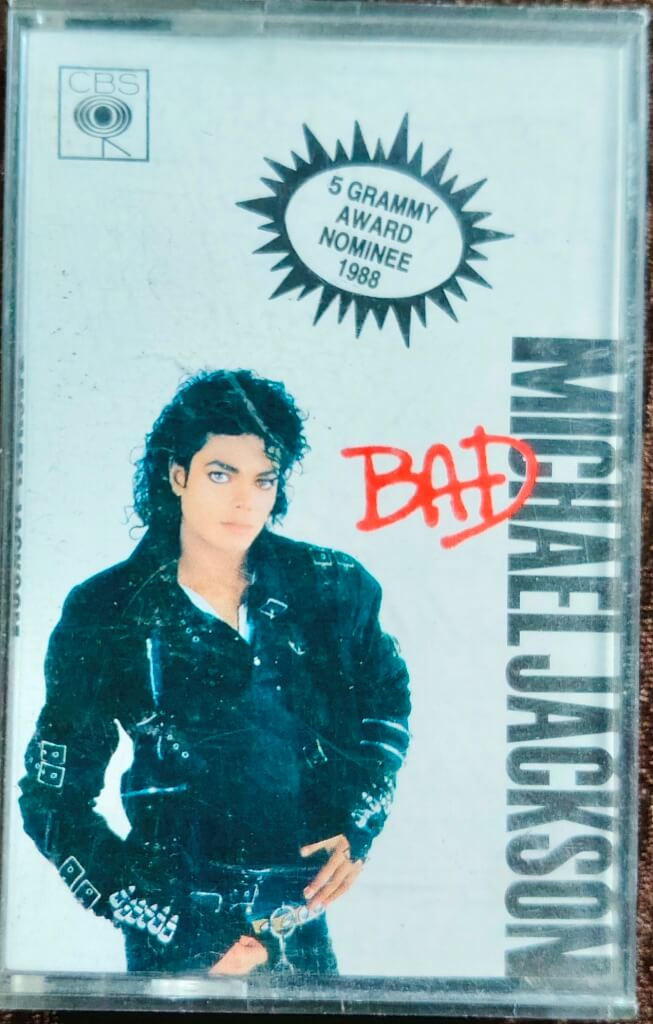 Michael Jackson – Bad (1987) Western Music Album Pre-Owned Epic–CBS Audio Cassette