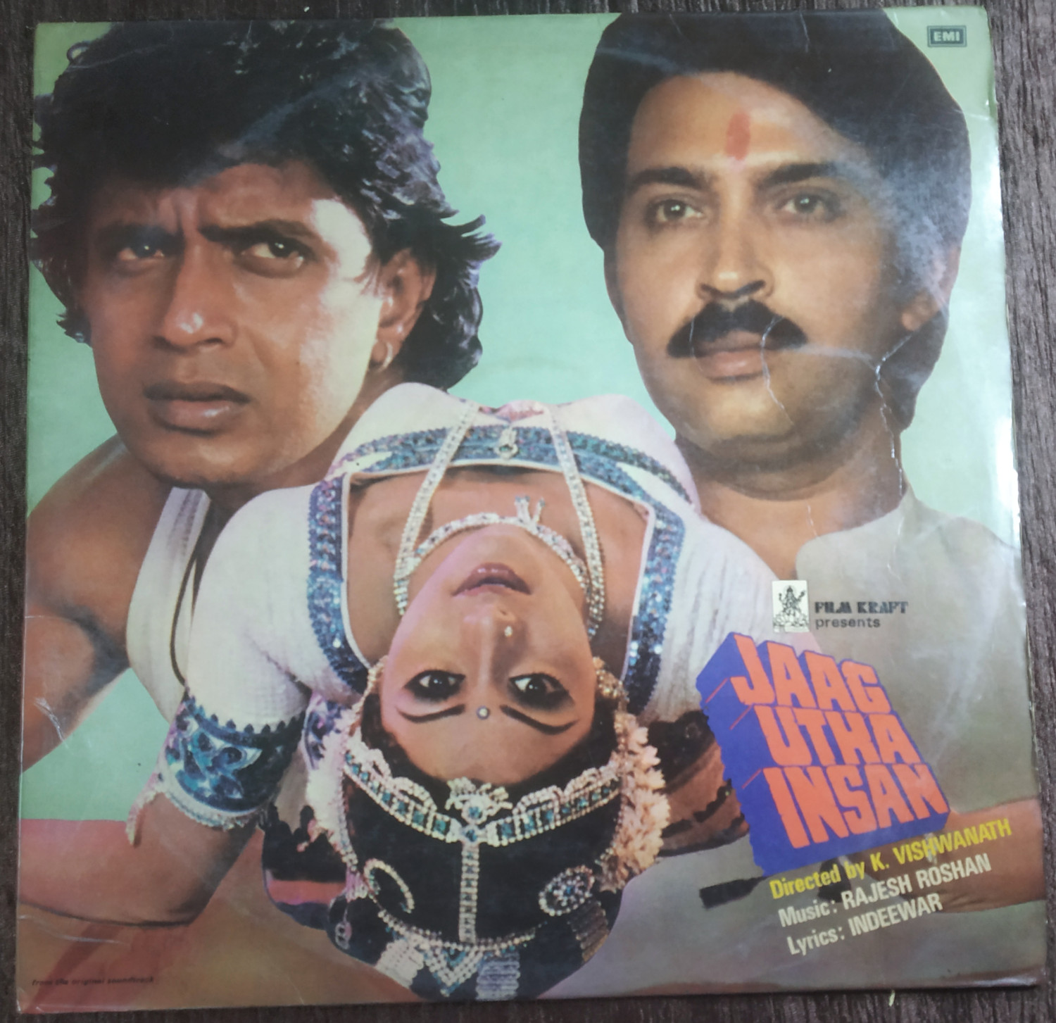 Jaag Utha Insaan  (1984) Rajesh Roshan Pre-Owned Vinyl, 12" HMV LP Record