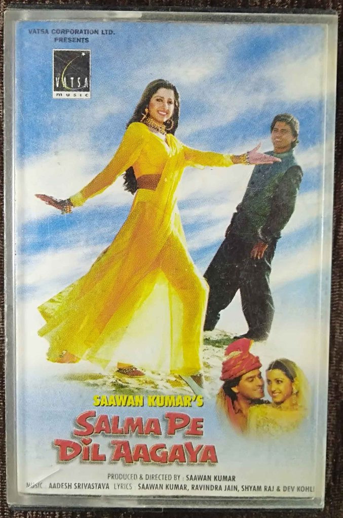 Salma Pe Dil Aa Gaya (1997) Aadesh Srivastava Pre-Owned Vatsa Music Audio Cassette