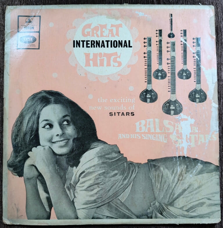 Balsara & His Singing Sitars – Great International Hits (1968) V. Balsara Pre-Owned ODEON Vinyl, 12" LP Record