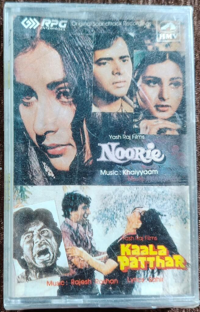 Noorie (1979) Khaiyyaam Pre-Owned / Kaala Patthar (1979) Rajesh Roshan Pre-Owned HMV-RPG Audio Cassette