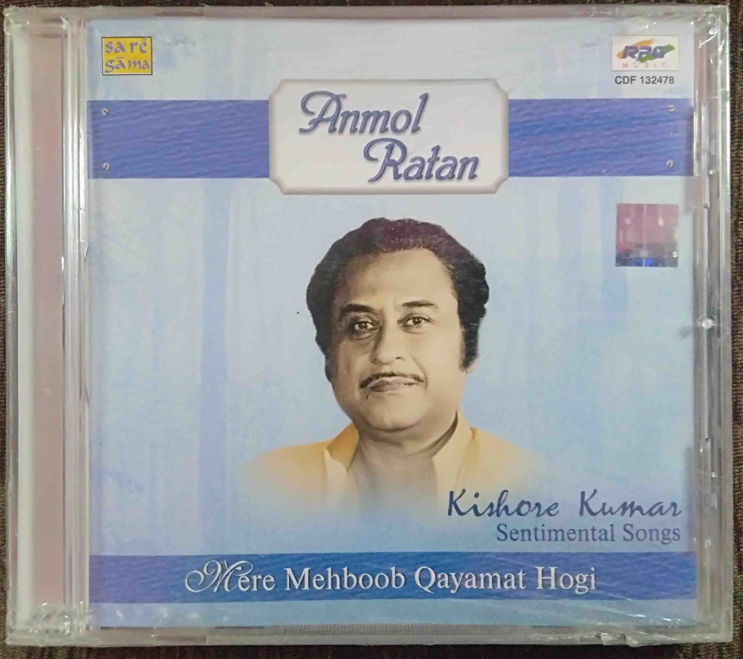 Anmol Ratan - Kishore Kumar - Mere Mehboob Qayamat Hogi (2000) Compilation Pre-Owned SA RE GA MA, RPG Audio CD