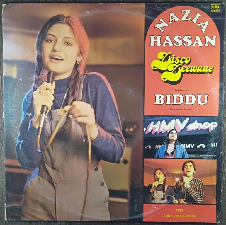Nazia Hassan, Biddu - Disco Deewane (1981) Biddu , Zoheb Pre-Owned Vinyl, 12" LP Record