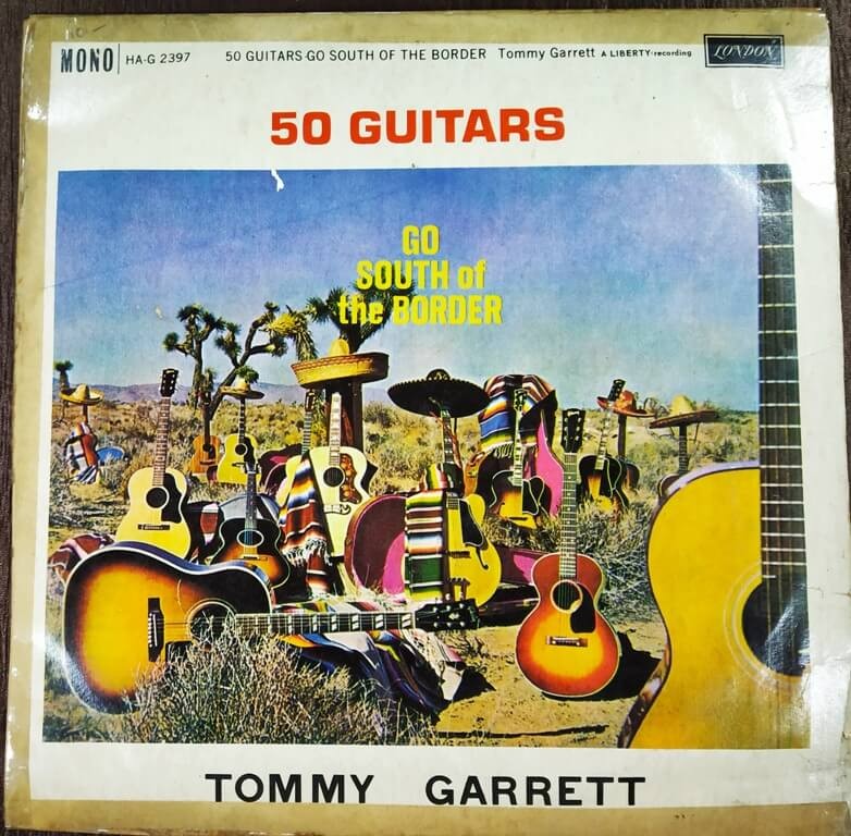 50 Guitars Go South Of The Border (Tommy Garrett) (1961) Pre-Owned Vinyl, 12" LP Record