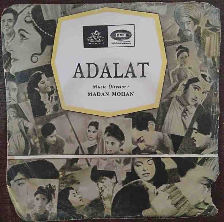 Adalat (1958) Madan Mohan Pre-Owned Vinyl, 7" EP Record