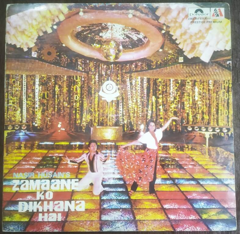 Zamaane Ko Dikhana Hai (1981)  R. D. Burman Pre-Owned Vinyl, 12" LP Record