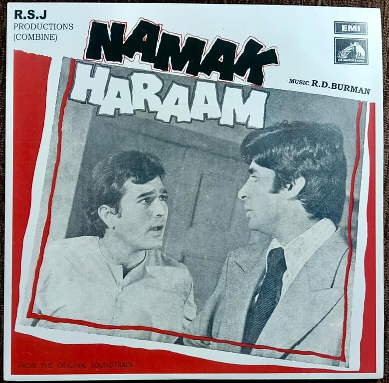 Namak Haram (1973) Rahul Dev Burman Pre-Owned Vinyl, 7" HMV Red Dog EP Record